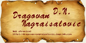 Dragovan Nagraisalović vizit kartica